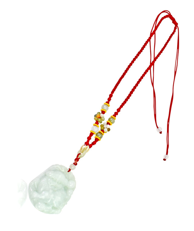 Real jade pendant jewellery lion for women a beautiful birthday gift with grounding jade essence