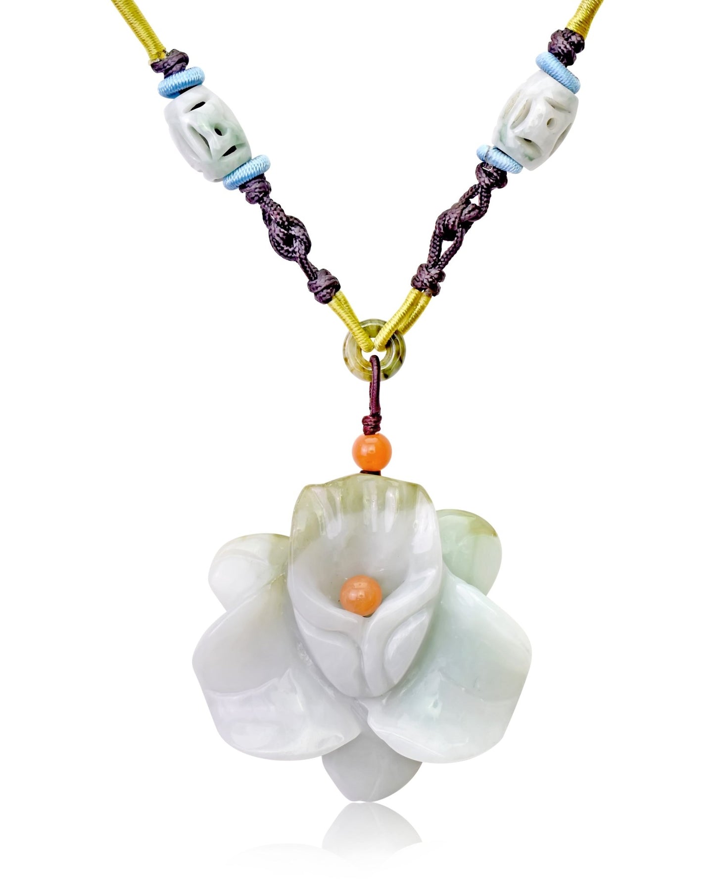 Real orchid necklace for a unique and nature-inspired jewelry piece