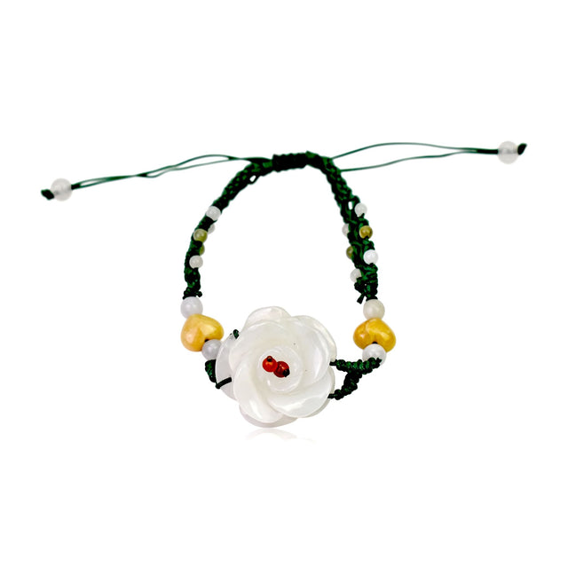 Rose Bracelet Birthday Gift Bracelet of Flower for Friends Birthday Gift Made of Rose Bracelet for Her