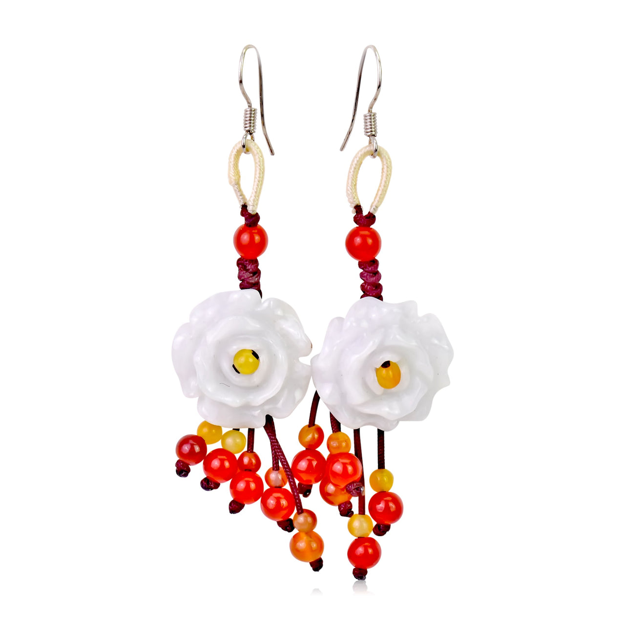 Rose Earrings for a Joyful Mother’s Day Rose Earrings Sterling Silver for Women 