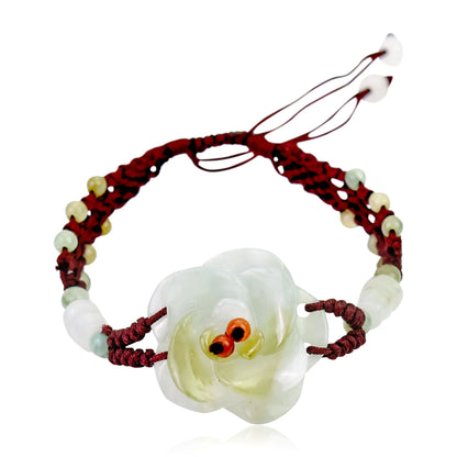 Rose Flower Bracelet charm bracelet – perfect handmade gift for women