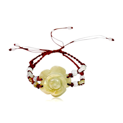 Rose bead bracelet an uplifting birthday gift idea for a close friend


