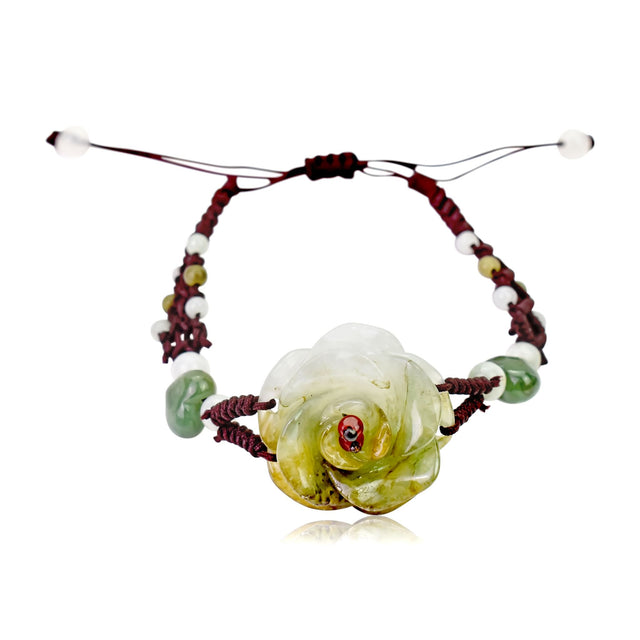 Rose bracelet bracelet of flowers a designer style for engagement or anniversary