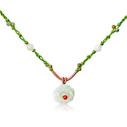 Rose charm necklace for timeless Mother’s Day elegance