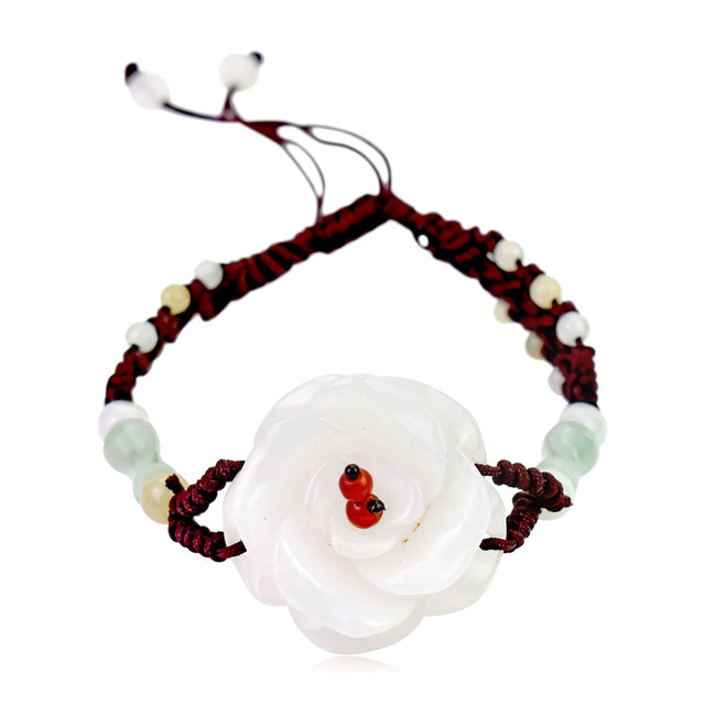 Rose flower bracelet for friends, moms, or your Valentine
