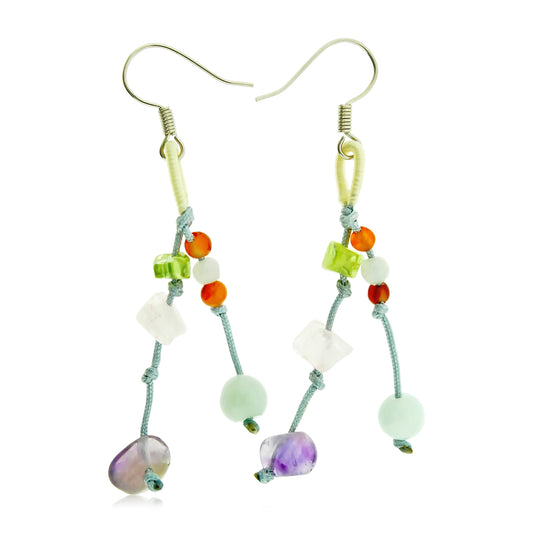 Embrace the Joy of Summer with this Radiant Gemstone Earrings