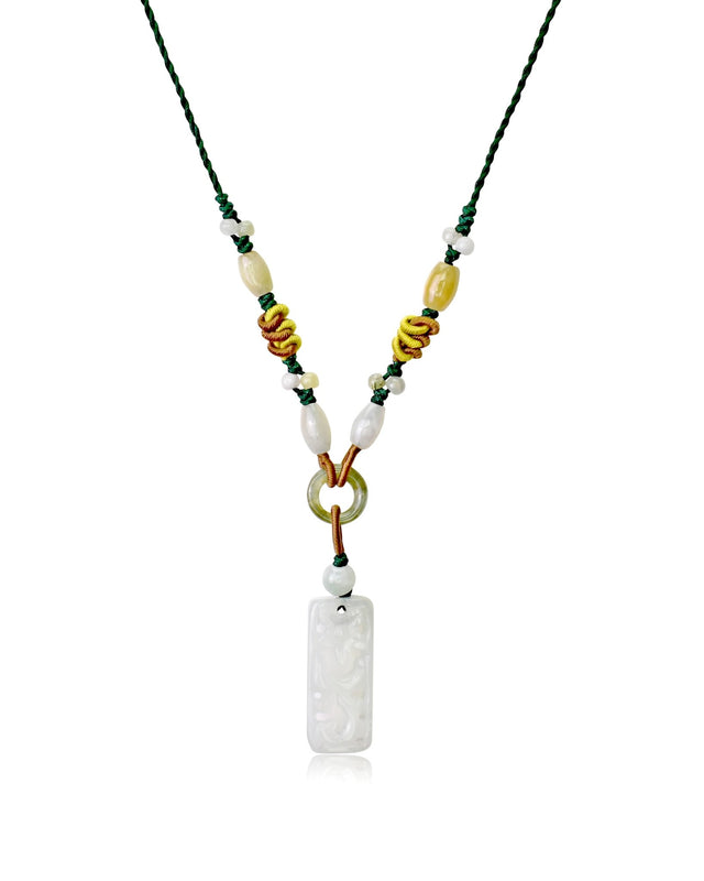 Sakura  blossom necklace a jade necklace women gift for holidays filled with love