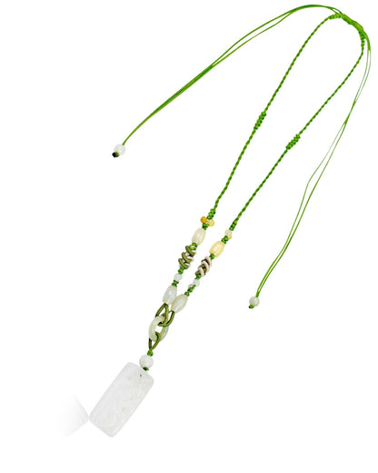 Sakura flower necklace a  graceful jade necklace women for friends or loved ones with deep meaning