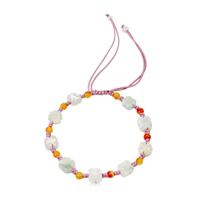 Shamrock Bracelet for ladies or kids  unique Lucky charm bracelet for Birthdays 