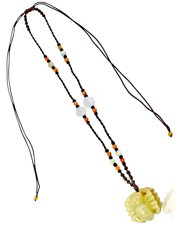 Spider Pendant with Jade Stone Artisan Necklace for Friends, Anniversaries, or Special Occasions Gift