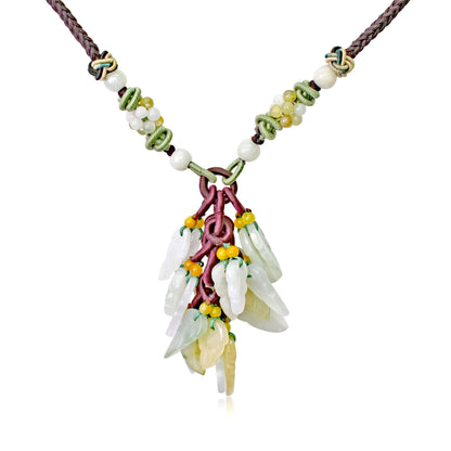 Spiritual Fall Leaf Necklace for Wife Leaf Necklace Pendant Necklace with Leaf Pendant 