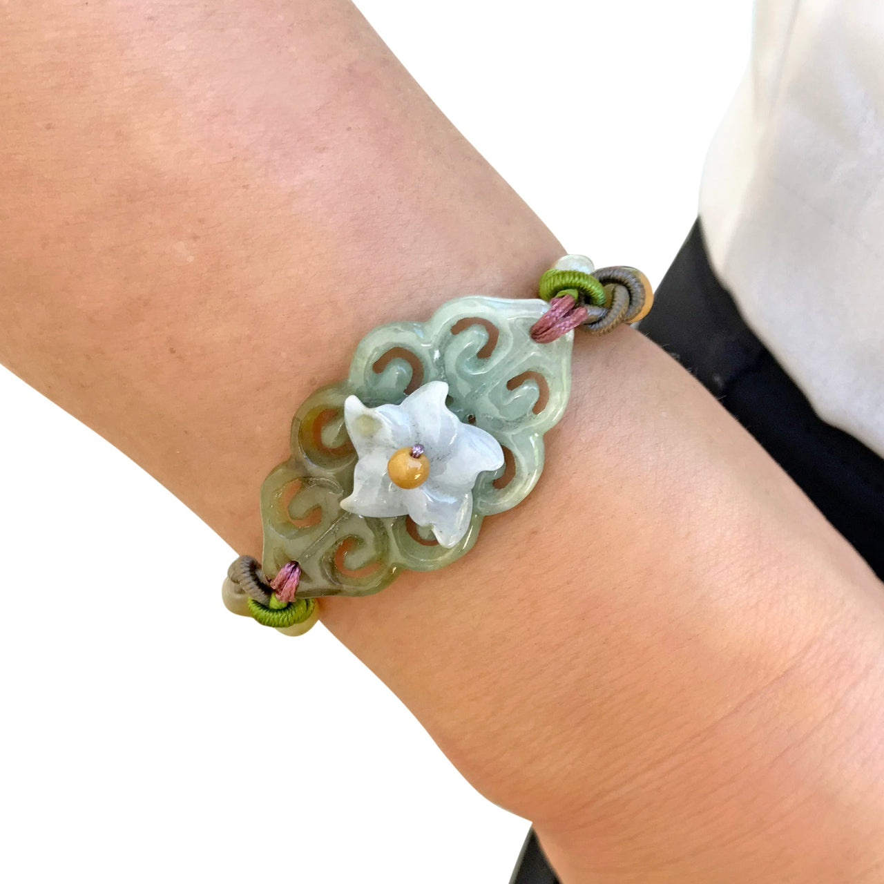 Spiritual Jade Infinity Bracelet – Forever Knot Design for Women Friends, Anniversary or Birthday Gift Idea