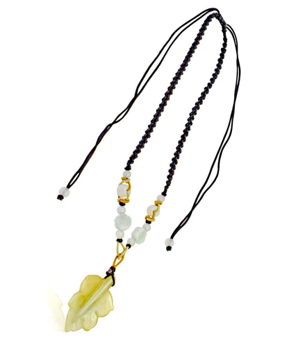 Spiritual Leaf Necklace Autumn Leaf Necklace Jewelry for Women, Friends, or Christmas Gift