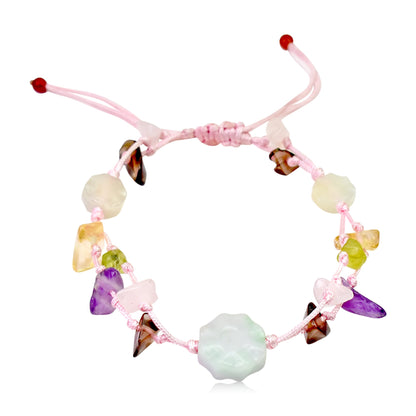 Yin and Yang Bracelet for Ladies Healing Gemstone Bracelets a Yin Yang Pendant Birthday Gift to Bring Balance and Love