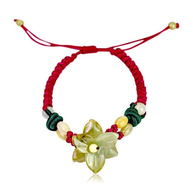 Star Gazer Flower Handmade Jade Jewelry Gift for Women A gentle yet powerful expression of affection and balance