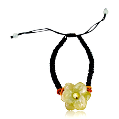 Star gazers Flower a Jade Bracelet Gift Valentine’s Day Gift A blooming treasure that nurtures joy, peace, and love