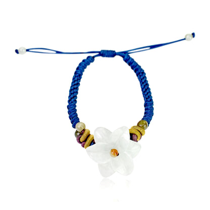 Stargazer Flower White a Jade Charm Jewelry for Women Anniversary Gift for meaningful occasions and lasting memories