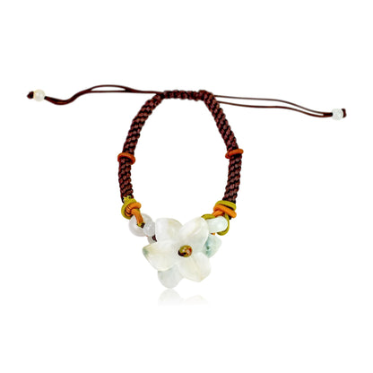 Stargazer Flower White and Flower Designer Bracelet for Women Birthdays