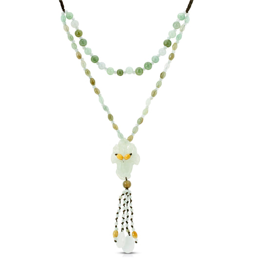 Get the Perfect Layered Look with a Lily Flower Jade Necklace