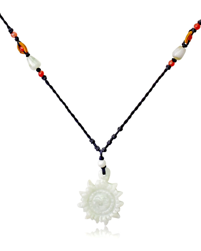 Sun Pendant Necklace for Women Handmade Sunshine pendant for Mother’s Day and Holidays