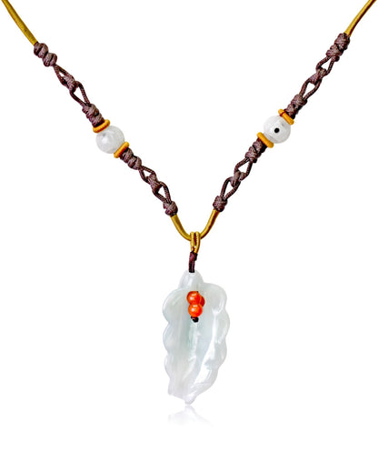 Sweet pea necklace made with real jade a timeless token of love, friendship, and spiritual protection for birthday gift