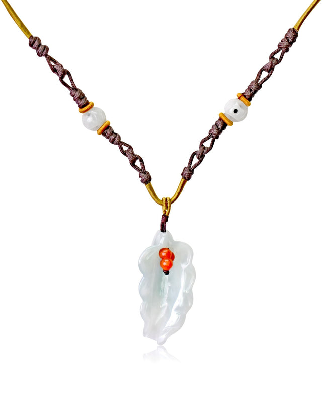 Sweet pea necklace made with real jade a timeless token of love, friendship, and spiritual protection for birthday gift