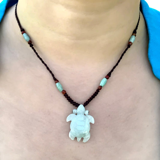 Turtle Necklace Mens Father’s Day Gift Birthday Gift a Daily Reminder of Strength and Serenity