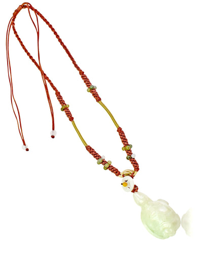 Turtle Pendant Necklace with Jade Turtle Jewelry for Unisex Turtle Necklace for Him Birthday Gift