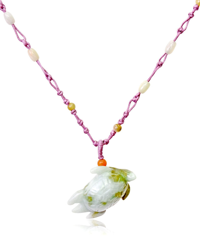 Turtle Necklace in Jade Women’s Turtle Necklace for Mother’s Day A powerful charm for calm energy and heartfelt moments