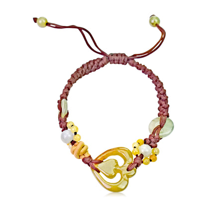 Two Heart Bracelet for Valentine’s Day Gift Heart Bracelet a Charming Gift for Wife 