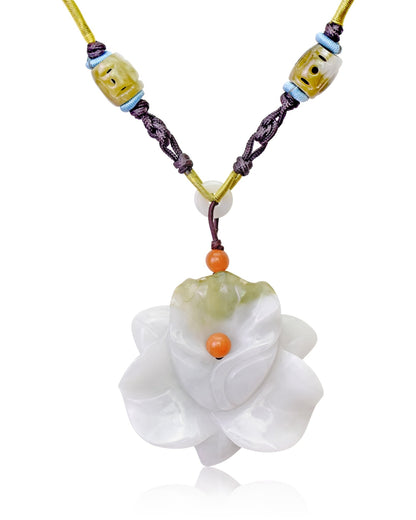 Unique orchid pendant for birthdays and special celebrations
