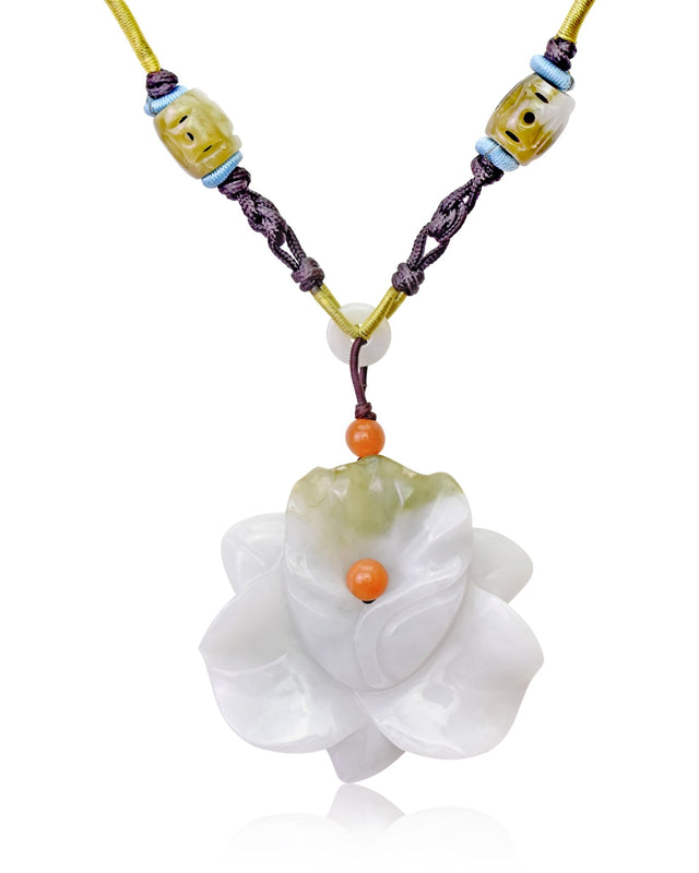 Unique orchid pendant for birthdays and special celebrations