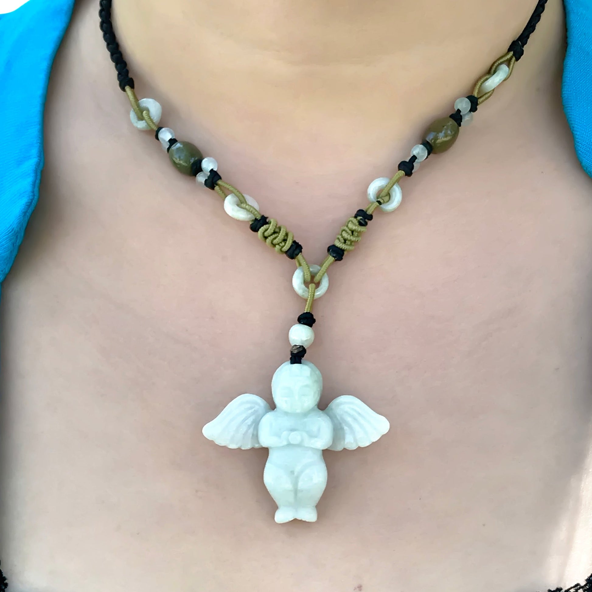 Unisex Angel Pendant Gift for Valentine’s Day, Mother’s Day, or Spiritual Birthday Present