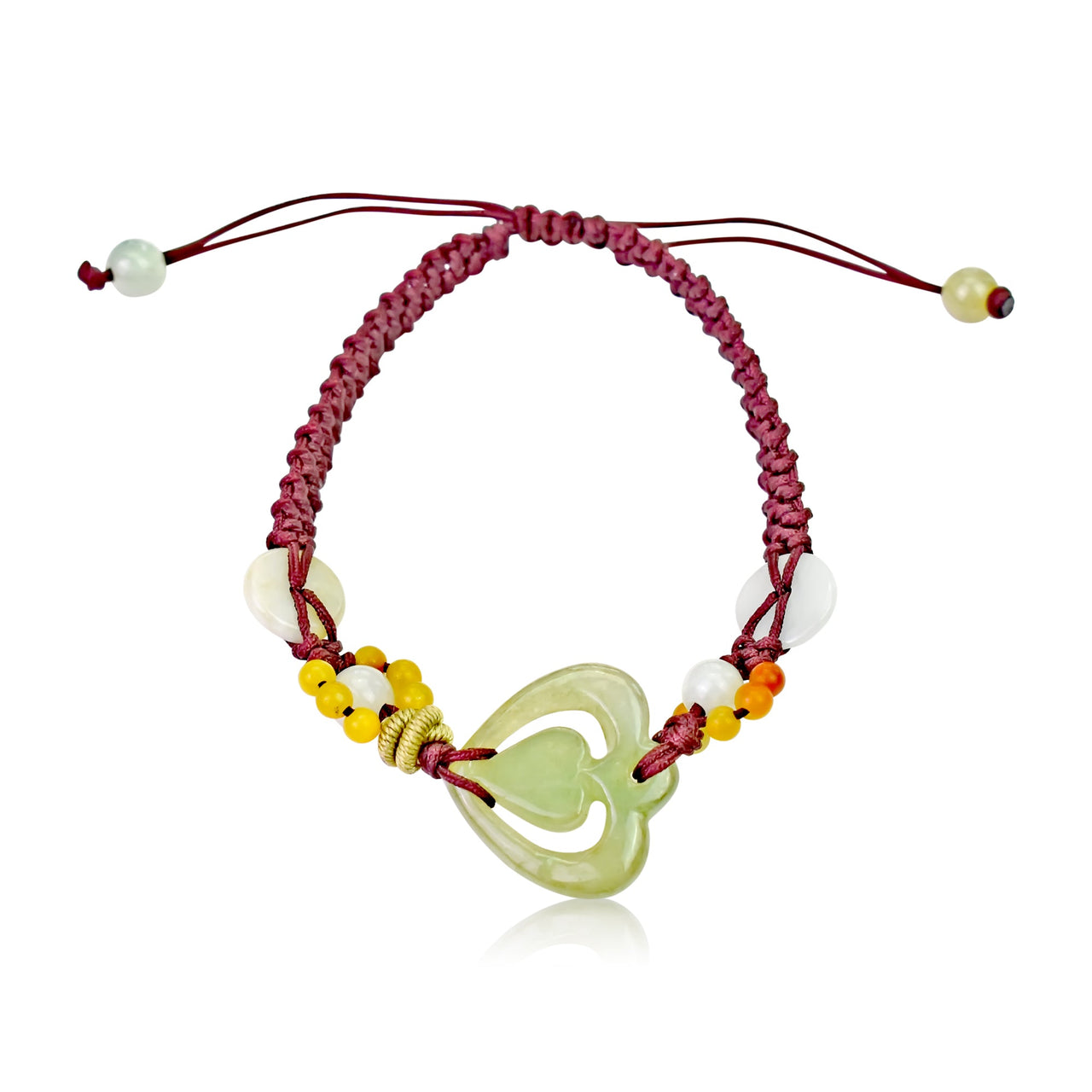 Valentine day bracelet for women heart charm bracelet handcrafted gift for her