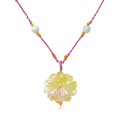 Valentine’s Day Handmade Jade Jewelry with Beaded Sea Anemone Style