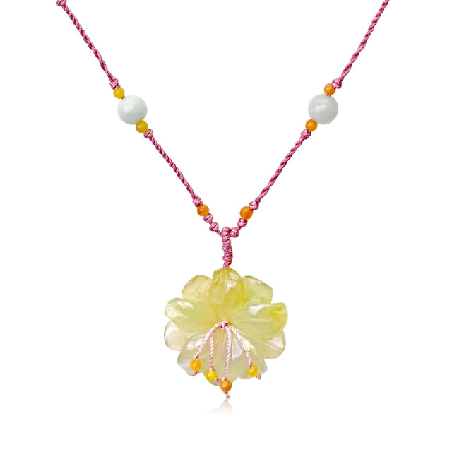 Valentine’s Day Handmade Jade Jewelry with Beaded Sea Anemone Style