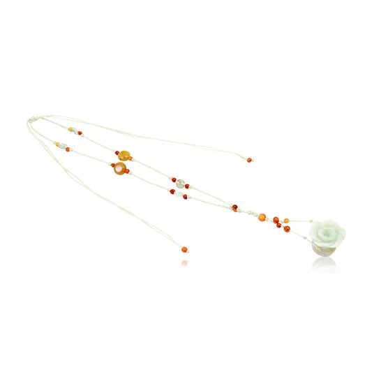 Weeping Begonia for Mother’s Day or Valentine’s Day Gift a Necklace That Blossoms with Grace and Warmth