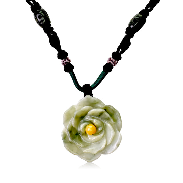 Whimsical enchanted rose necklace for romantic celebrations