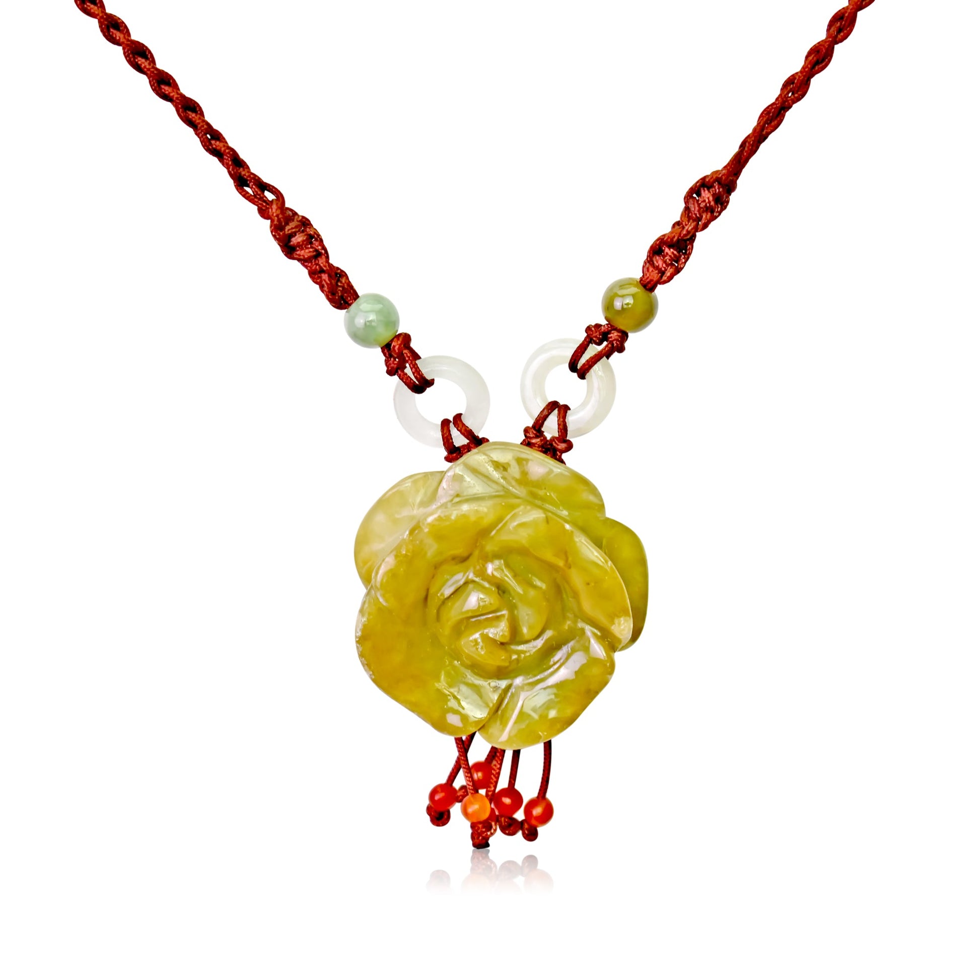 Yellow rose necklace for women – a gift she’ll never forget