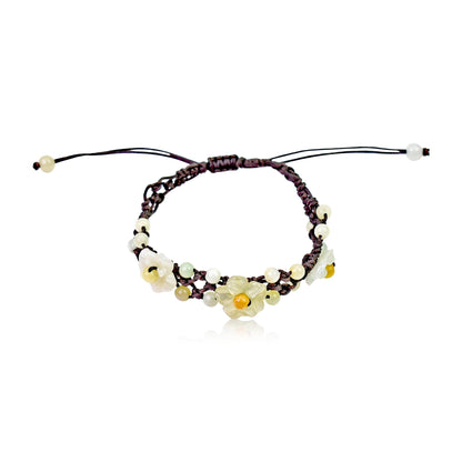 Morning Star Flower A Designer Flower Bracelet For Her Adjustable Bracelet Birthday Gift For Her