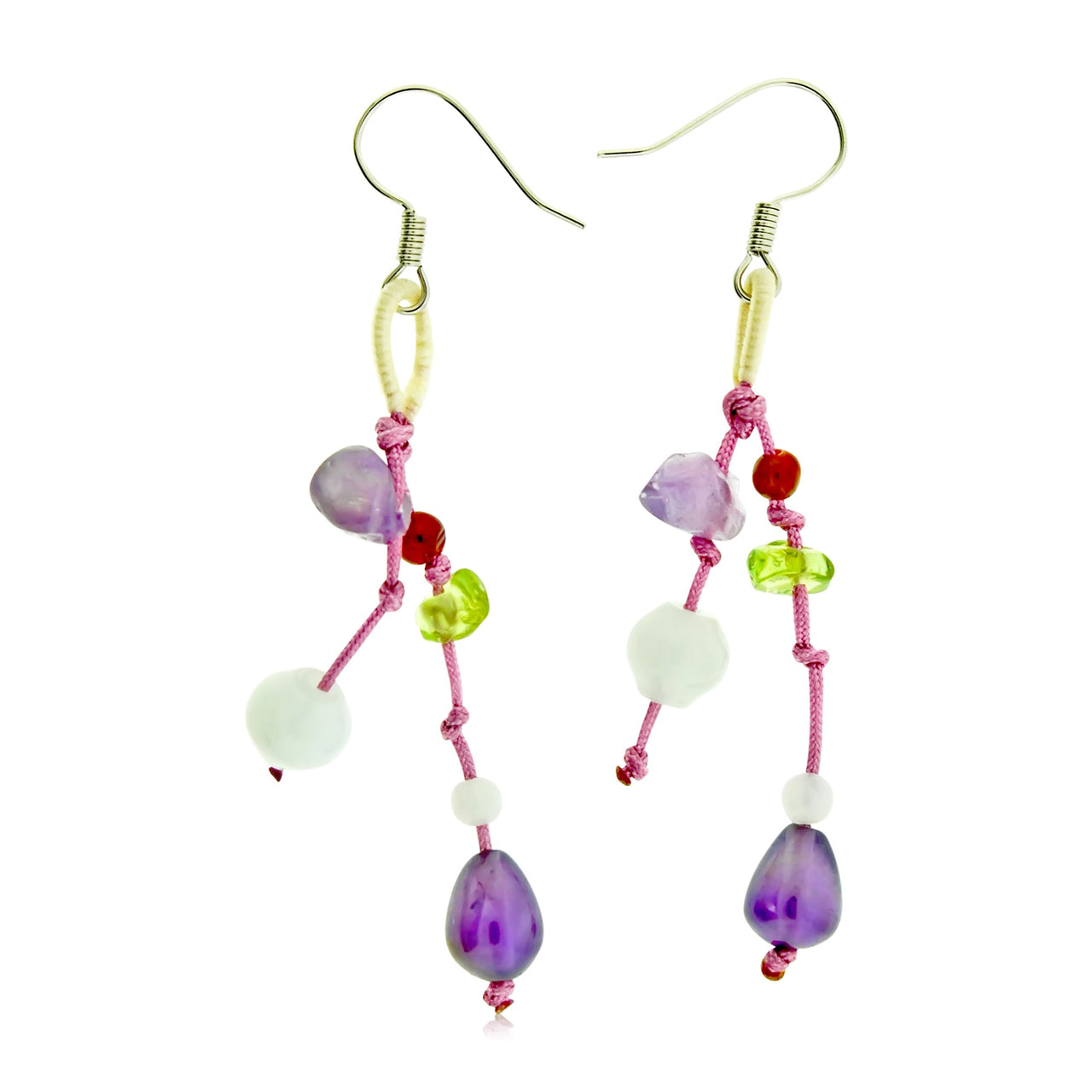 Add a Playful Twist with Our Enchanting Whimsy Amethyst Drop EarringsEarringsSerenity Jade