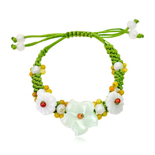 Sun Star Flower Braided Bracelet the Best Bracelet for Women Jewelry Thoughtful Mother’s DayGift