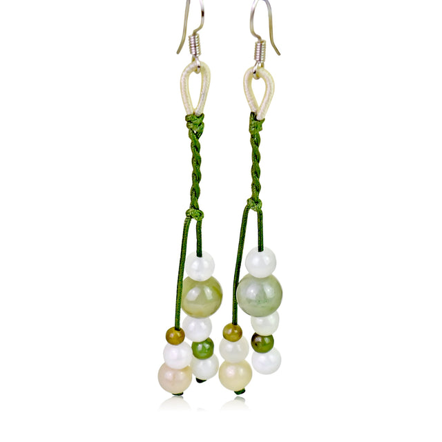 Add a Touch of Elegance to Your Look with Handmade Jade Beads Earrings jade jewelryEarringsSerenity Jade