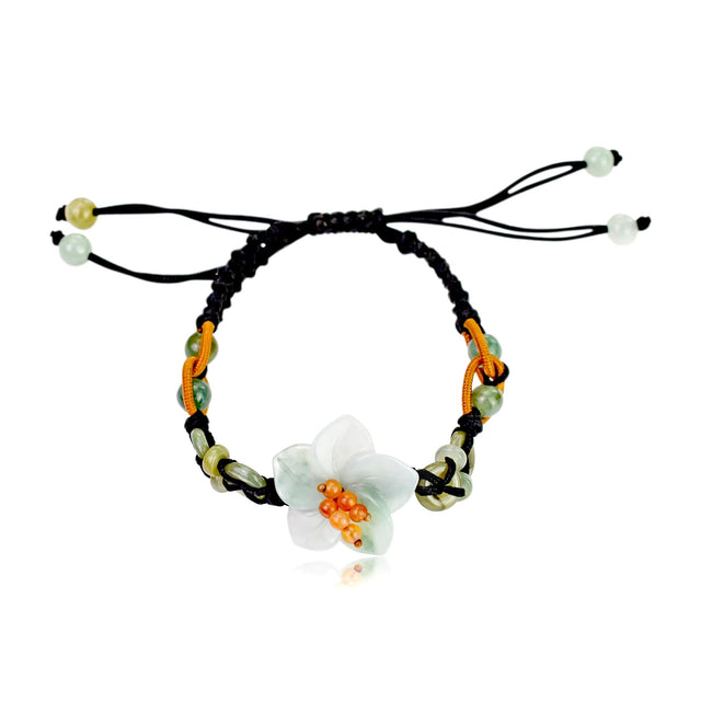 Add a Touch of Nature with this Charming Breath of Heaven Flower BraceletBraceletsSerenity Jade