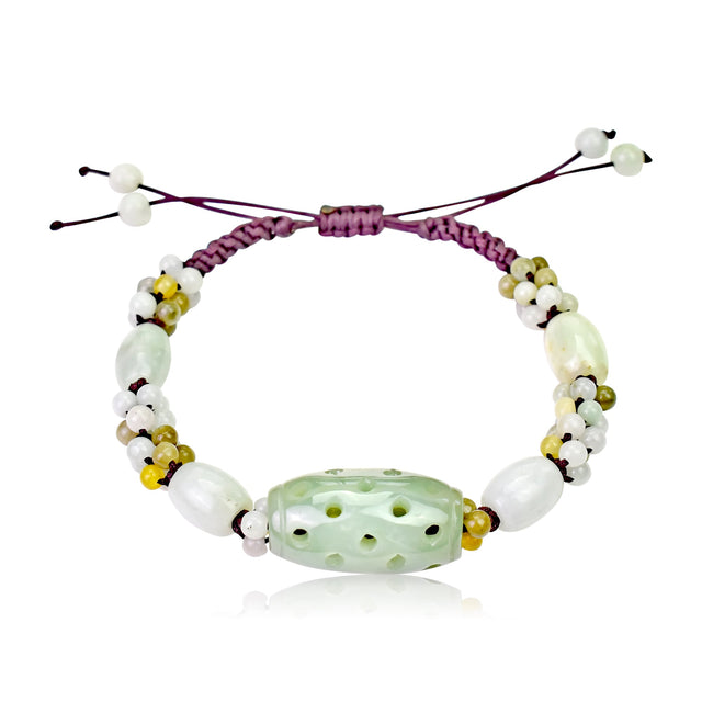 Genuine Jade Beads A Lucky Jade Bracelet For Unisex Jade Pendant Bracelet A Uplifting Spiritual Jewelry Birthday Gift