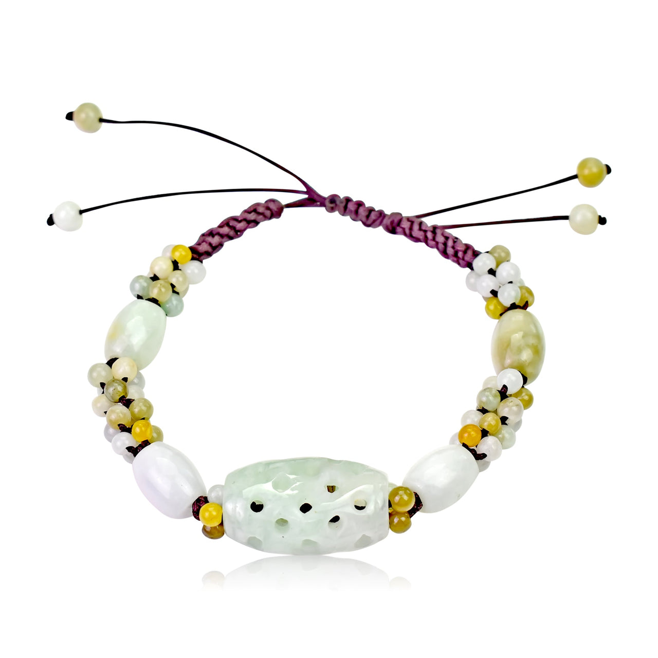 White Jade Genuine Jade Beads A Lucky Jade Bracelet For Unisex Jade Pendant Bracelet A Uplifting Spiritual Jewelry