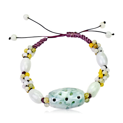 Men Genuine Jade Beads A Lucky Jade Bracelet For Him Jade Pendant Bracelet A Uplifting Spiritual Jewelry