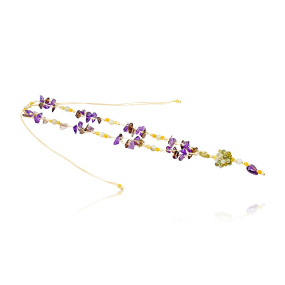 Amethyst Heart Necklace A February Birthstone Necklace For Ladies Jade Amethyst Valentine's Day Gift