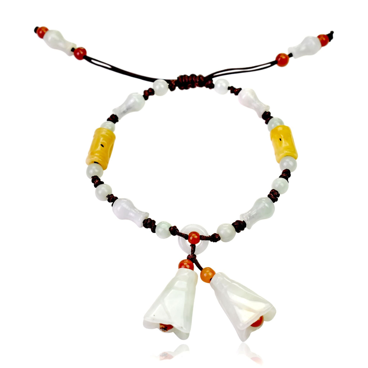 Add Sparkle to Your Outfit with the Cute Dangling Bellflower BraceletBraceletsSerenity Jade