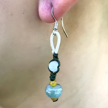 Women Beaded Round Earrings For Her Small Beaded Earrings Birthday Gift Bead Earring For Graceful Beauty